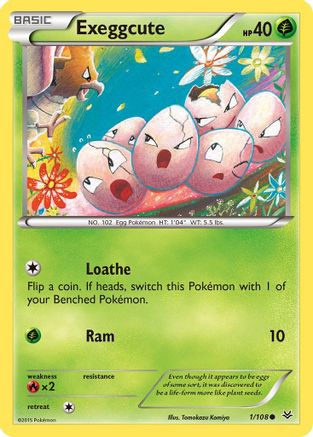 Exeggcute (1) [XY - Roaring Skies] Reverse Holofoil - Deck Out Gaming