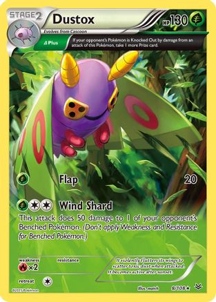 Dustox (8 Delta) (8) [XY - Roaring Skies] Reverse Holofoil - Deck Out Gaming