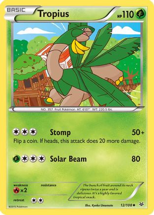Tropius (12) [XY - Roaring Skies] Reverse Holofoil - Deck Out Gaming