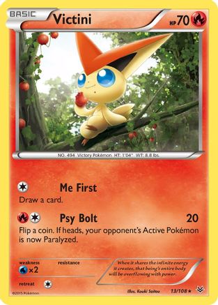 Victini (13) [XY - Roaring Skies] Reverse Holofoil - Deck Out Gaming