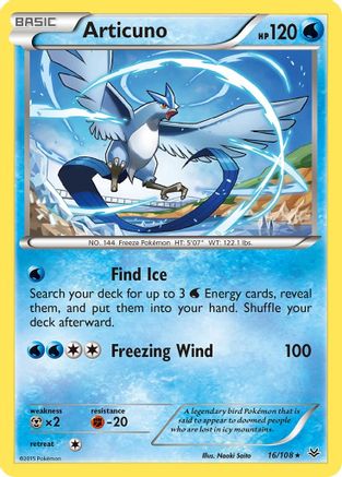 Articuno (16) (16) [XY - Roaring Skies] Reverse Holofoil - Deck Out Gaming