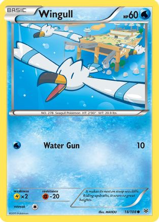Wingull (18) [XY - Roaring Skies] Reverse Holofoil - Deck Out Gaming