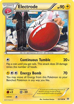 Electrode (22) [XY - Roaring Skies] Reverse Holofoil - Deck Out Gaming
