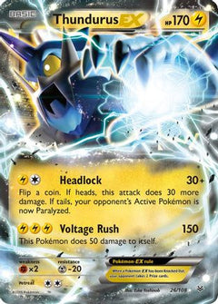 Thundurus EX (26) [XY - Roaring Skies] Holofoil - Deck Out Gaming