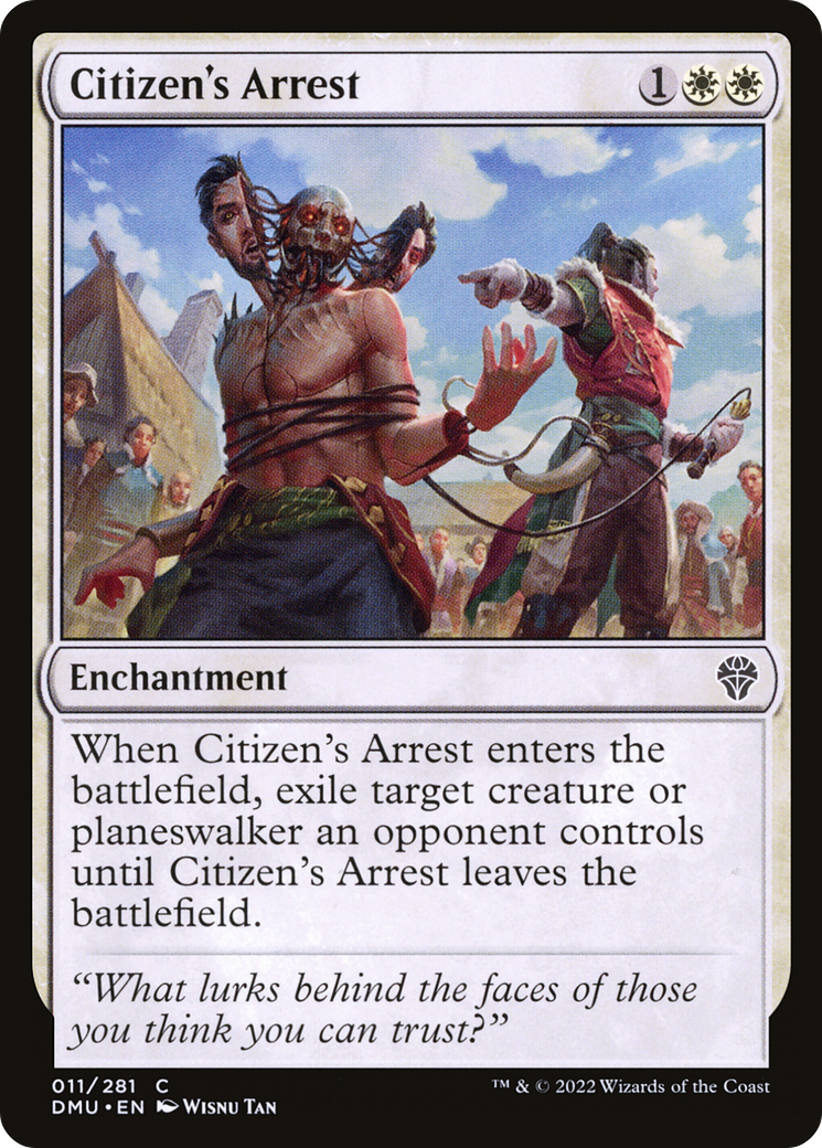 Citizen's Arrest (11) [Dominaria United] foil - Deck Out Gaming