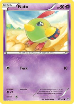Natu (27) (27) [XY - Roaring Skies] Reverse Holofoil - Deck Out Gaming