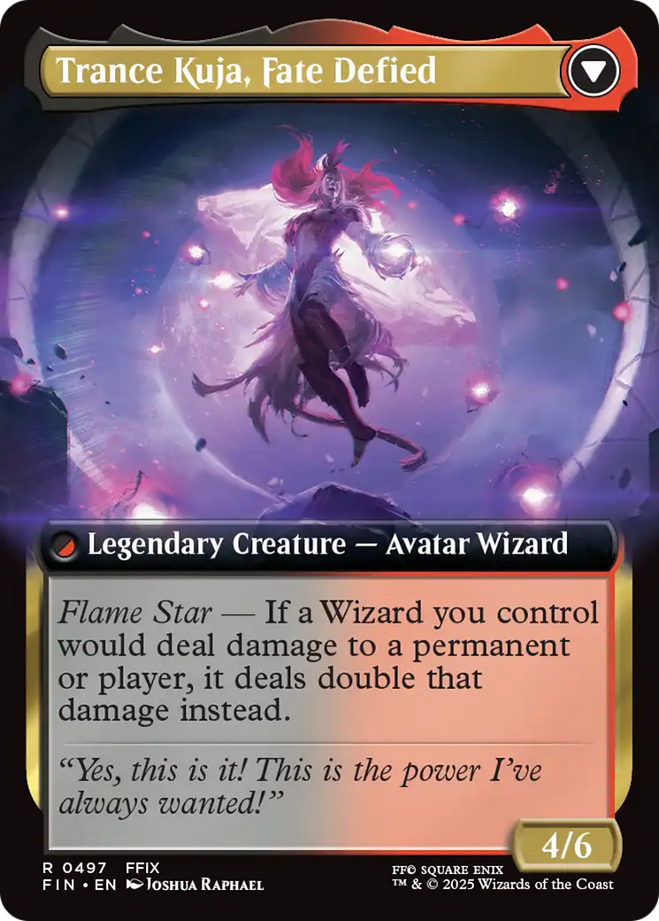 Kuja, Genome Sorcerer // Trance Kuja, Fate Defied (497) [FINAL FANTASY] foil - Deck Out Gaming