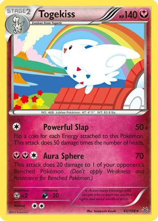 Togekiss (45) (45) [XY - Roaring Skies] Reverse Holofoil - Deck Out Gaming