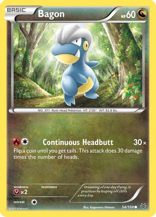 Bagon (54) (54) [XY - Roaring Skies] Reverse Holofoil - Deck Out Gaming