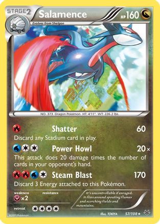 Salamence (57) [XY - Roaring Skies] Holofoil - Deck Out Gaming