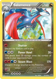 Salamence (57) [XY - Roaring Skies] Reverse Holofoil - Deck Out Gaming