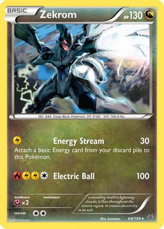 Zekrom (64) [XY - Roaring Skies] Reverse Holofoil - Deck Out Gaming