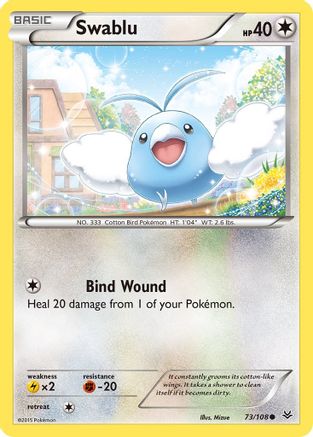 Swablu (73) [XY - Roaring Skies] Reverse Holofoil - Deck Out Gaming