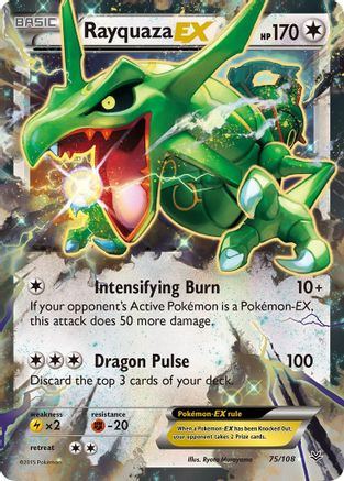 Rayquaza EX (75) (75) [XY - Roaring Skies] Holofoil - Deck Out Gaming