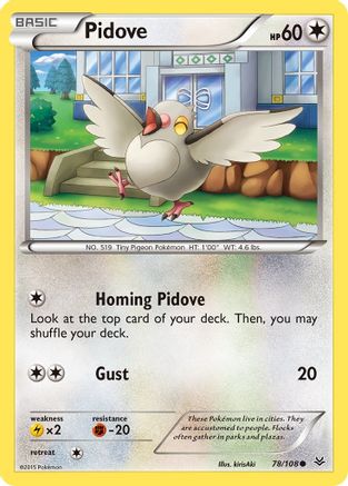 Pidove (78) [XY - Roaring Skies] Reverse Holofoil - Deck Out Gaming