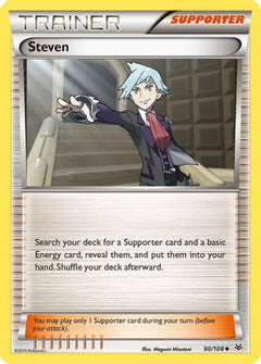 Steven (90) [XY - Roaring Skies] Reverse Holofoil - Deck Out Gaming