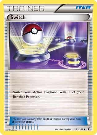Switch (91) [XY - Roaring Skies] Reverse Holofoil - Deck Out Gaming