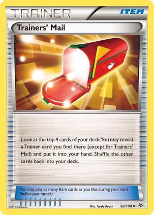 Trainers' Mail (92) [XY - Roaring Skies] - Deck Out Gaming