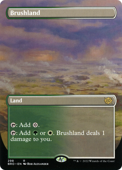 Brushland (Borderless) (298) [The Brothers' War] foil - Deck Out Gaming