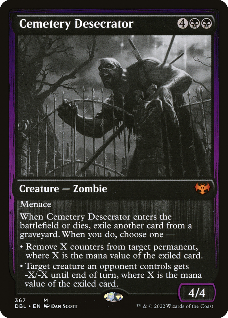 Cemetery Desecrator (367) [Innistrad: Double Feature] foil - Deck Out Gaming