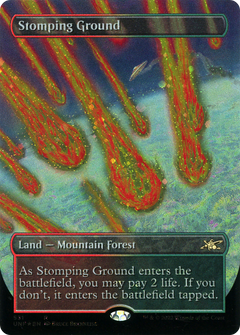 Stomping Ground (Borderless) (Galaxy Foil) (531) [Unfinity] foil - Deck Out Gaming