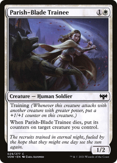 Parish-Blade Trainee (29) [Innistrad: Crimson Vow] foil - Deck Out Gaming