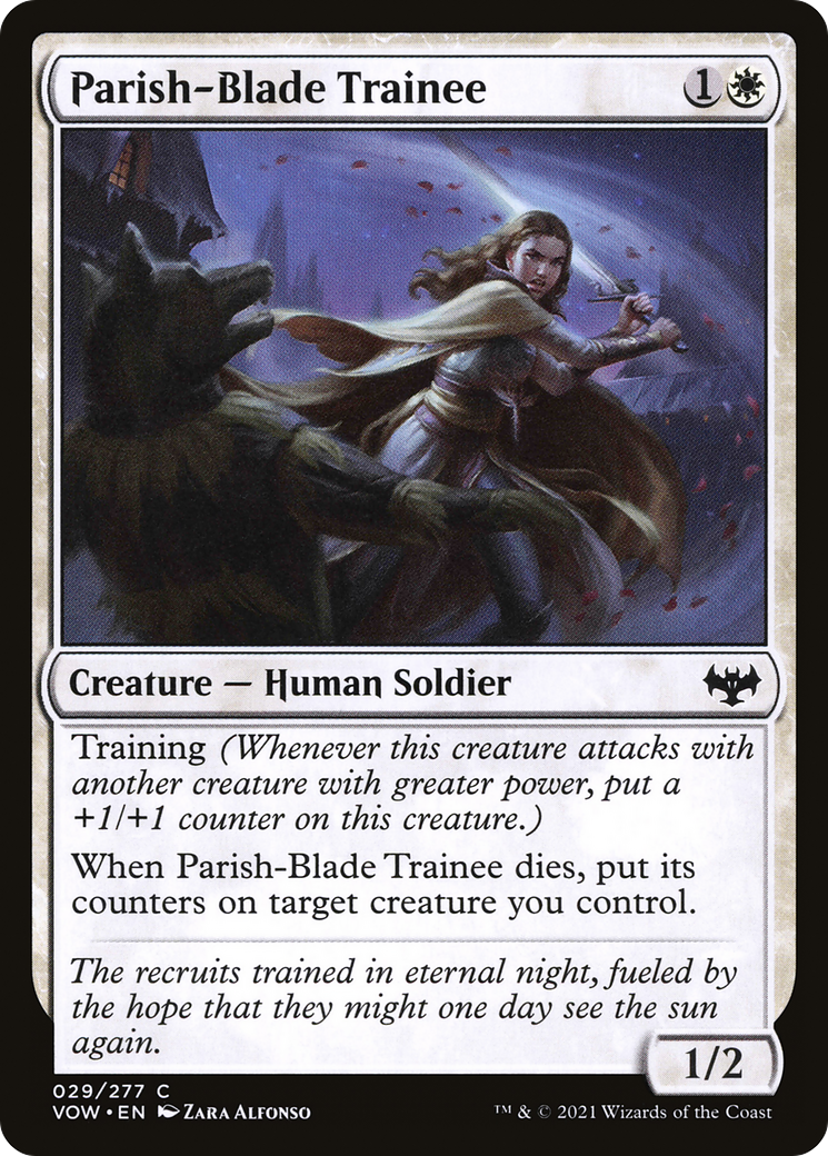 Parish-Blade Trainee (29) [Innistrad: Crimson Vow] foil - Deck Out Gaming