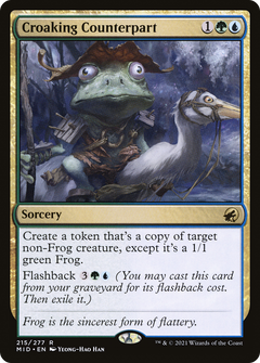 Croaking Counterpart (215) [Innistrad: Midnight Hunt] foil - Deck Out Gaming