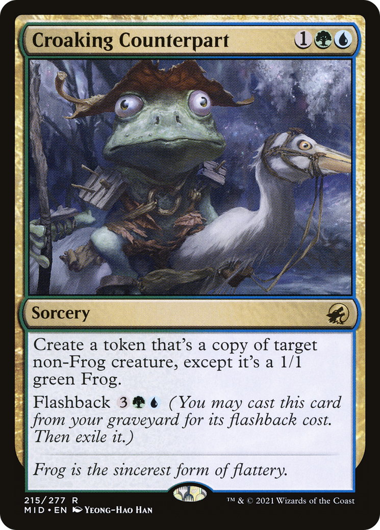 Croaking Counterpart (215) [Innistrad: Midnight Hunt] - Deck Out Gaming