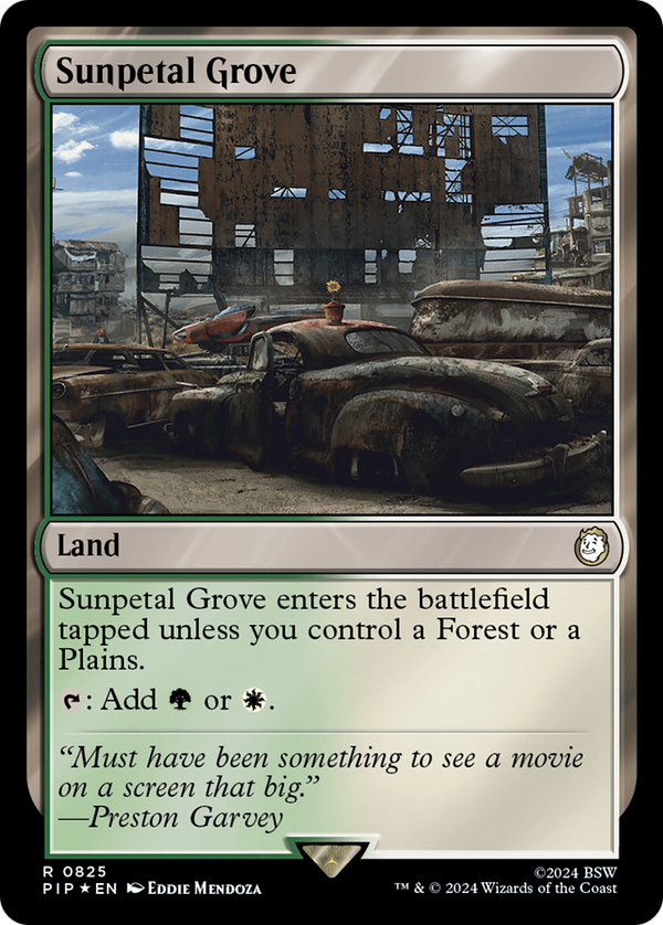 Sunpetal Grove (Surge Foil) (825) [Fallout] foil - Deck Out Gaming