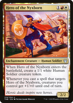 Hero of the Nyxborn (219) [Theros Beyond Death] foil - Deck Out Gaming