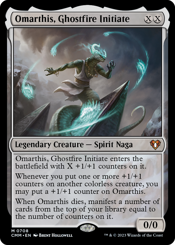 Omarthis, Ghostfire Initiate (708) [Commander Masters] foil - Deck Out Gaming