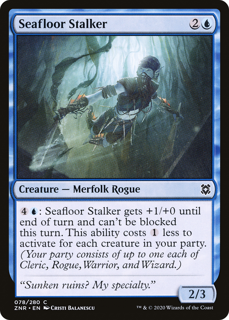 Seafloor Stalker (78) [Zendikar Rising] foil - Deck Out Gaming