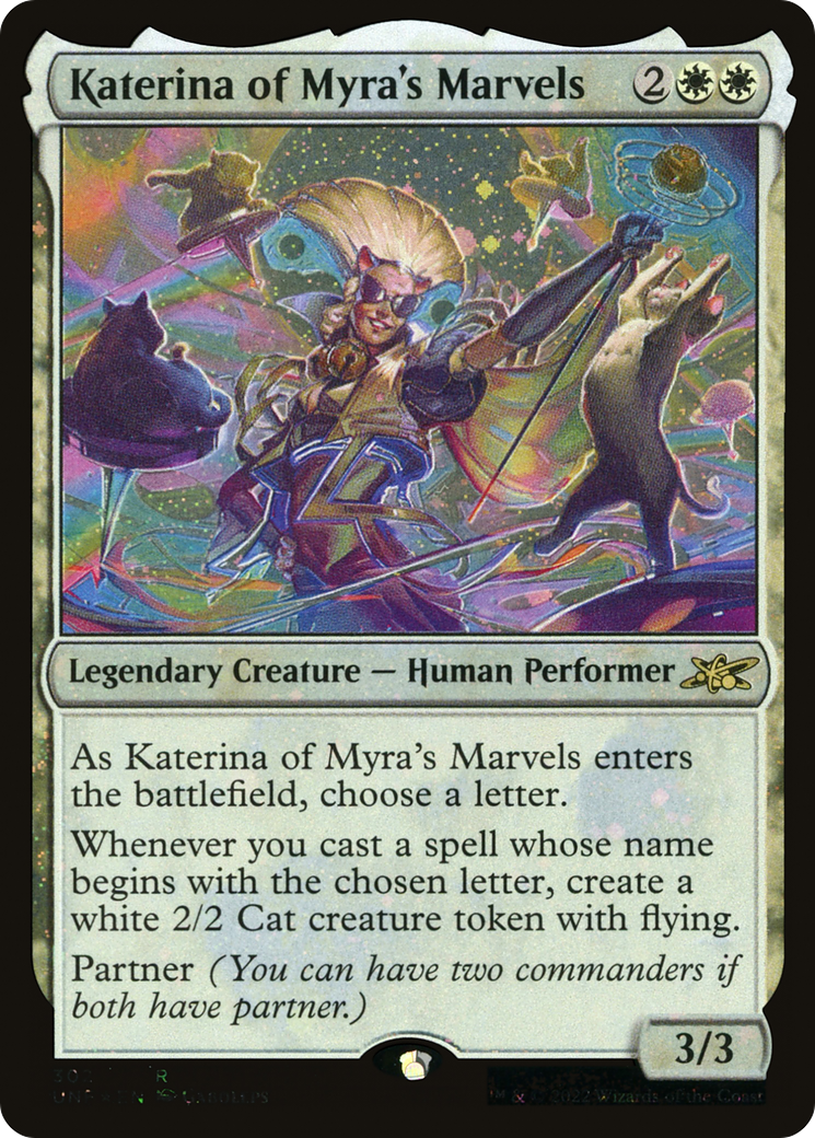 Katerina of Myra's Marvels (Galaxy Foil) (302) [Unfinity] foil - Deck Out Gaming