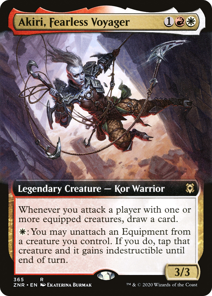 Akiri, Fearless Voyager (Extended Art) (365) [Zendikar Rising] foil - Deck Out Gaming