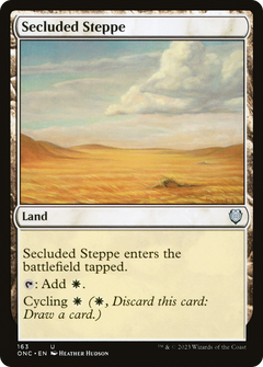 Secluded Steppe (163) [Commander: Phyrexia: All Will Be One] - Deck Out Gaming