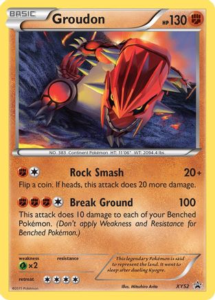 Groudon - XY52 (XY52) [XY Promos] Holofoil - Deck Out Gaming