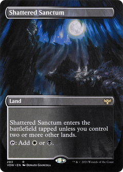 Shattered Sanctum (Borderless) (283) [Innistrad: Crimson Vow] foil - Deck Out Gaming