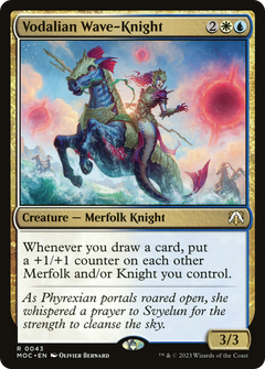 Vodalian Wave-Knight (43) [March of the Machine Commander] - Deck Out Gaming