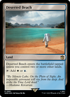 Deserted Beach (Surge Foil) (861) [Doctor Who] foil - Deck Out Gaming