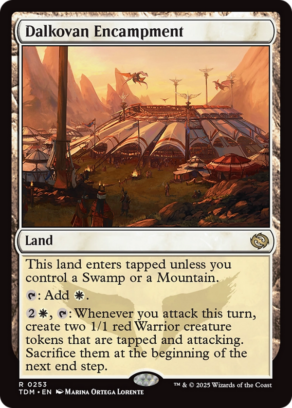 Dalkovan Encampment (253) [Tarkir: Dragonstorm] foil - Deck Out Gaming
