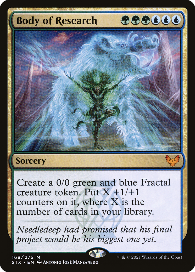 Body of Research (168) [Strixhaven: School of Mages] foil - Deck Out Gaming
