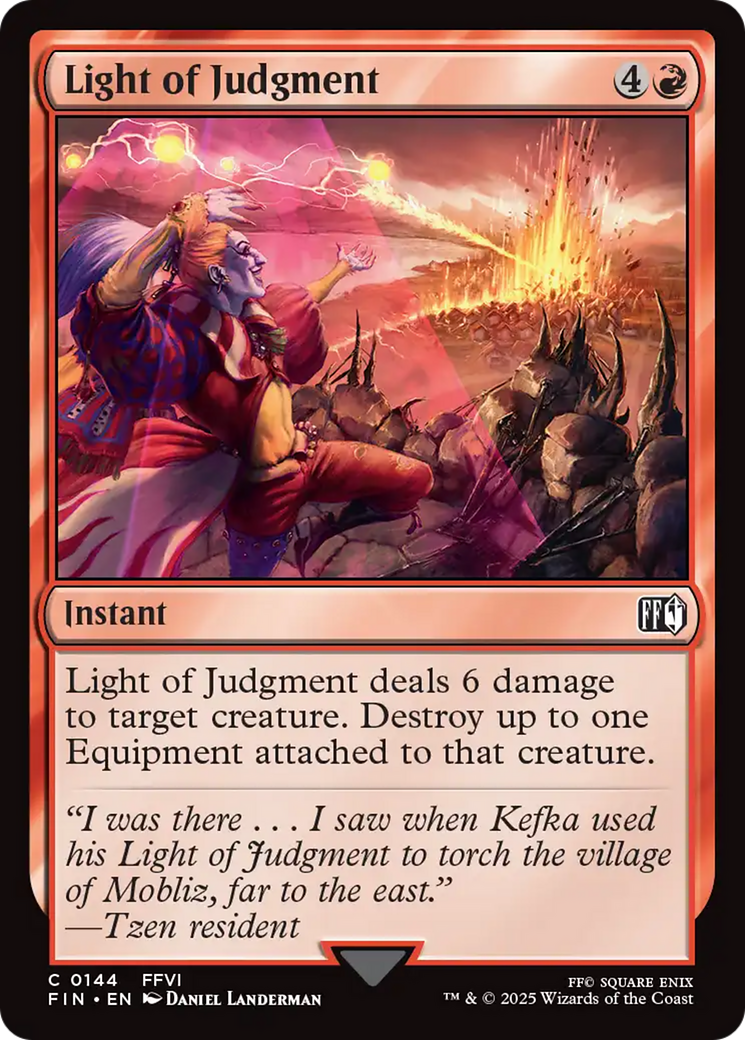 Light of Judgment (144) [FINAL FANTASY] - Deck Out Gaming