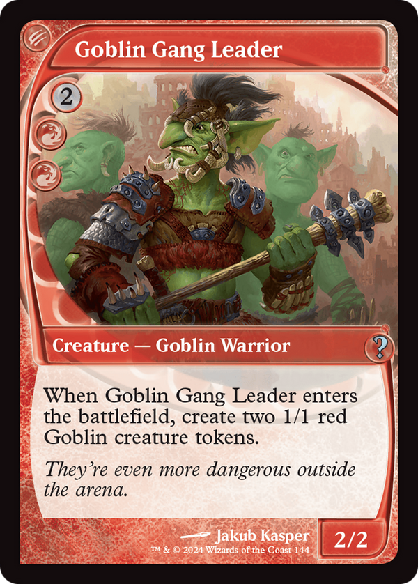 Goblin Gang Leader (Future Sight) (144) [Mystery Booster 2] foil - Deck Out Gaming