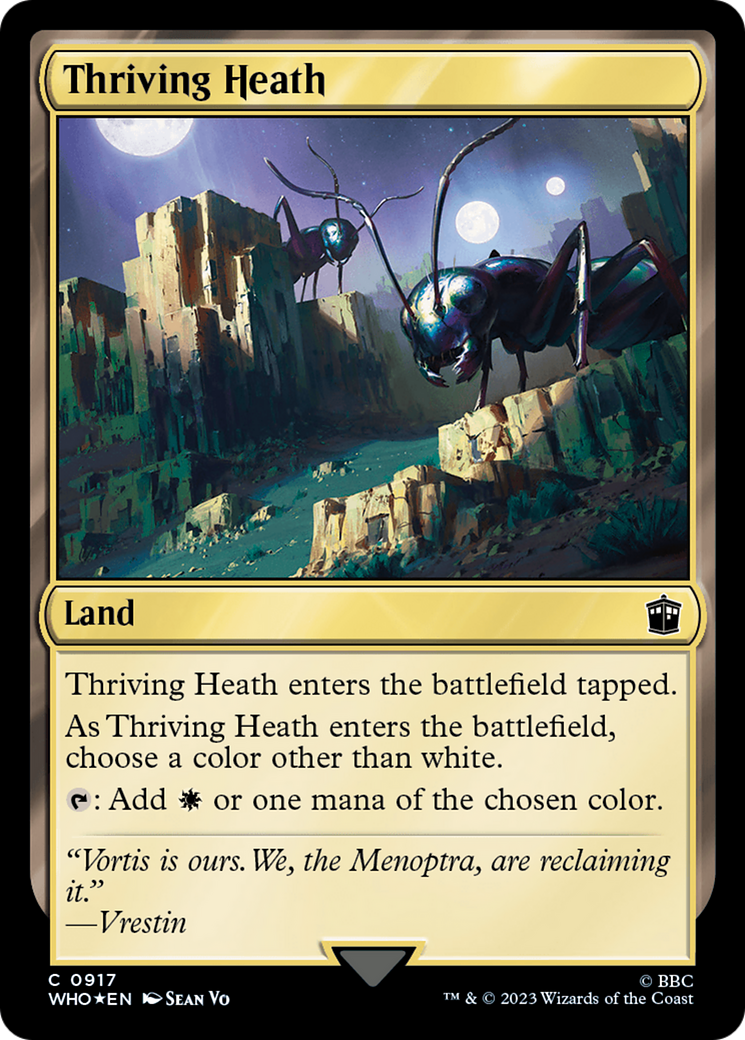 Thriving Heath (Surge Foil) (917) [Doctor Who] foil - Deck Out Gaming