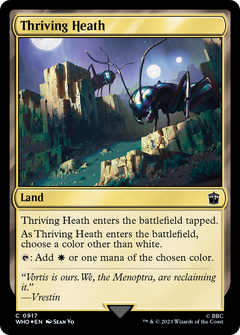 Thriving Heath (Surge Foil) (917) [Doctor Who] foil - Deck Out Gaming