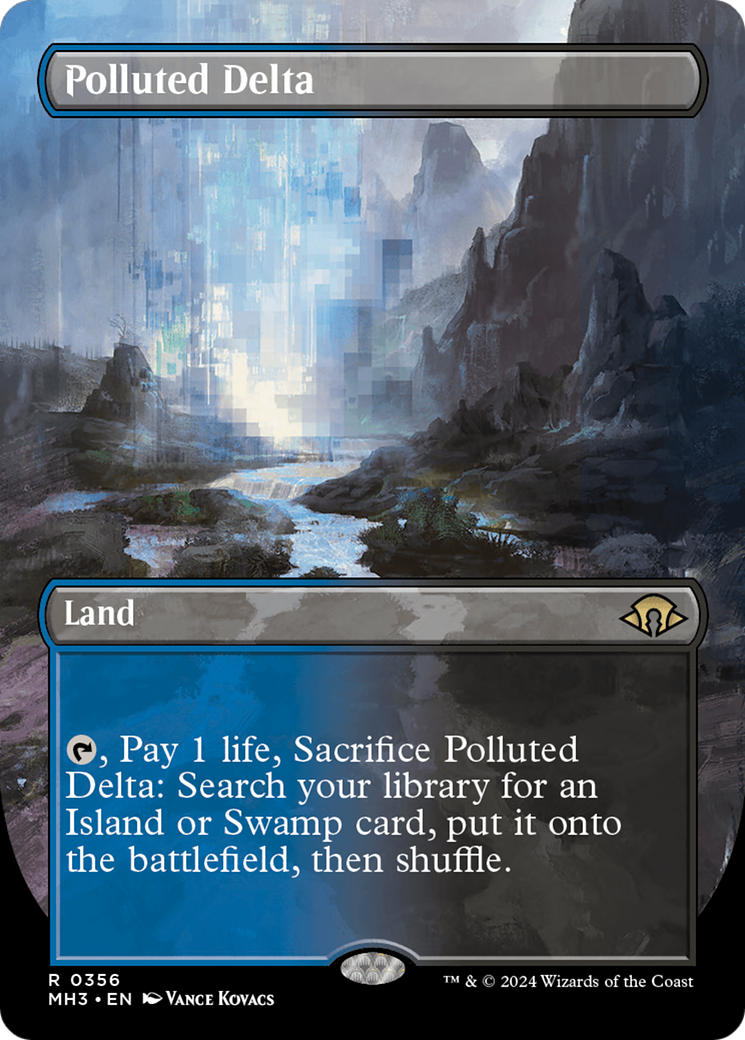 Polluted Delta (Borderless) (356) [Modern Horizons 3] - Deck Out Gaming