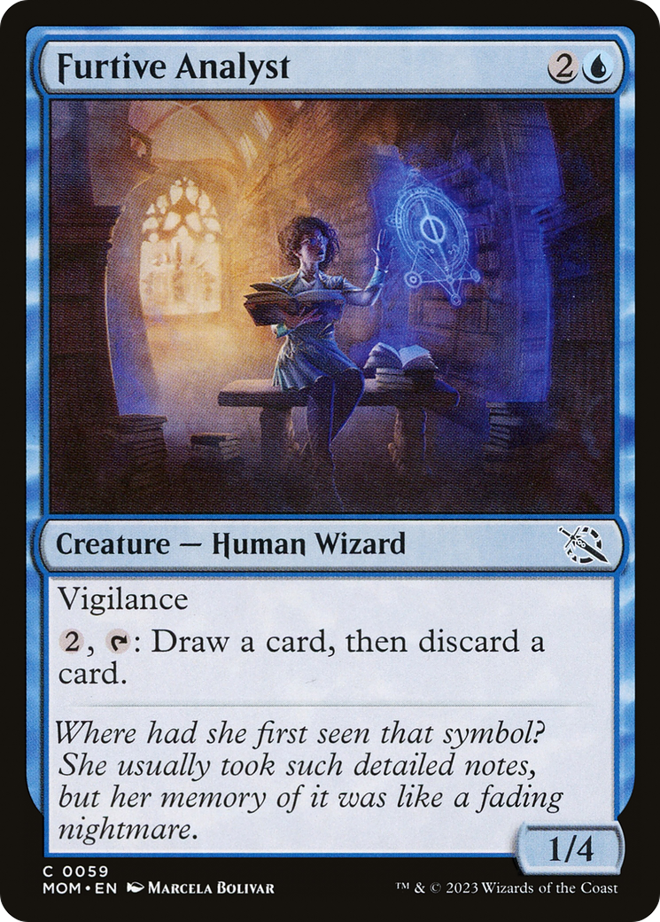Furtive Analyst (59) [March of the Machine] foil - Deck Out Gaming