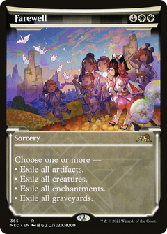 Farewell (Showcase) (365) [Kamigawa: Neon Dynasty] foil - Deck Out Gaming