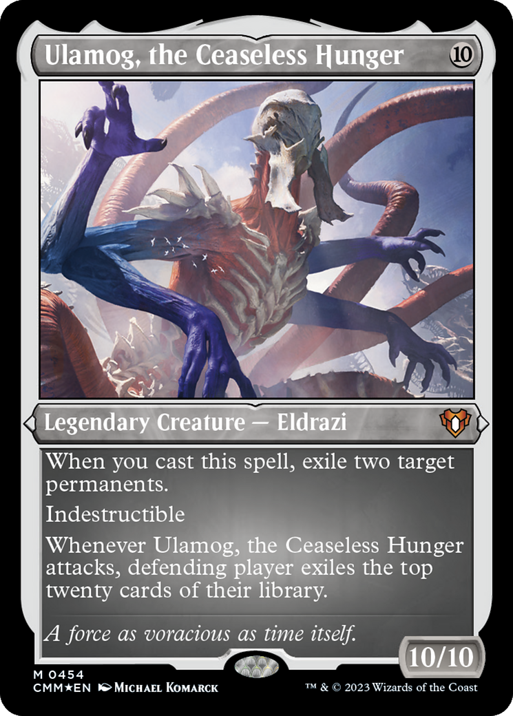 Ulamog, the Ceaseless Hunger (454) [Commander Masters] etched - Deck Out Gaming